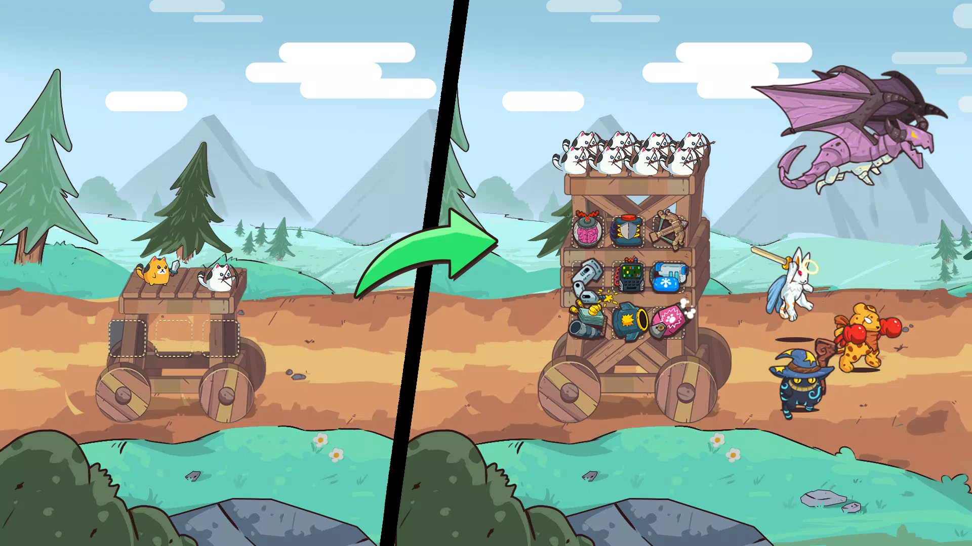 CatnRobot Idle TD: Battle Cat ဖန်သားပြင်ဓာတ်ပုံ 4