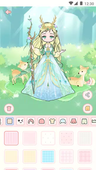 Cute live star:dress up avatar ဖန်သားပြင်ဓာတ်ပုံ 4