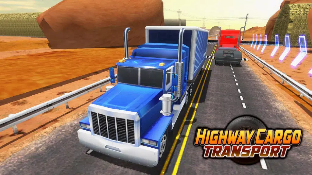 Highway Cargo Truck Simulator স্ক্রিনশট 1