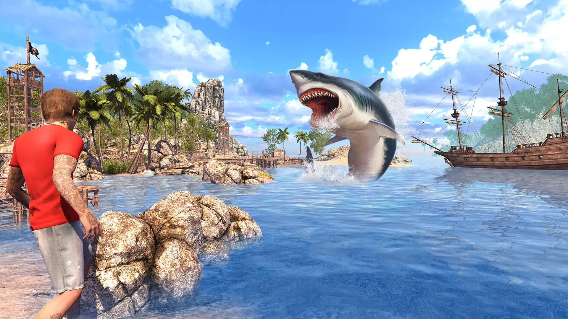 Angry Shark Games: Game 2024 Captura de tela 1