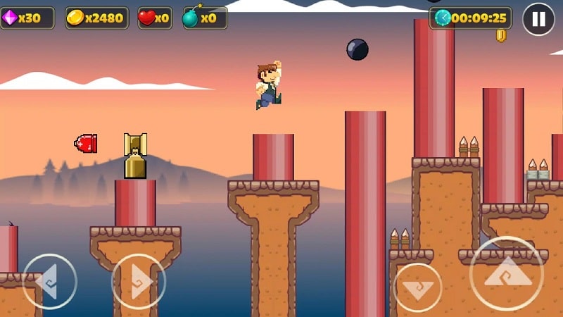 Super Pep’s World - Run Game ภาพหน้าจอ 2