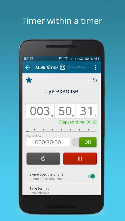 Multi Timer StopWatch ภาพหน้าจอ 1