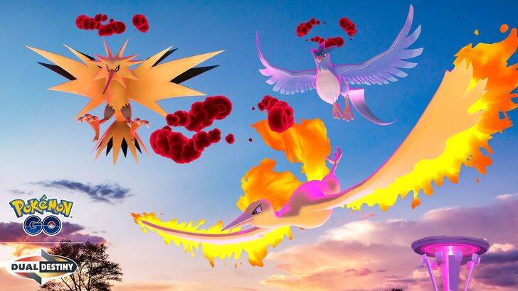 Forms de Dynamax de Articuno, Zapdos, Moltres Dynamax disponibles semanalmente
