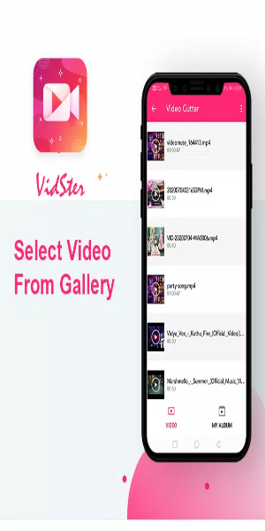 VidSter - Video & Audio Editor स्क्रीनशॉट 2