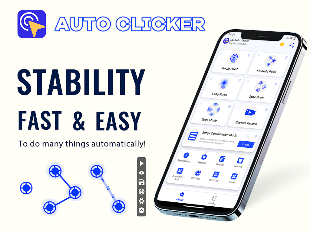 Auto Clicker-Automatic Tap Pro Tangkapan skrin 1