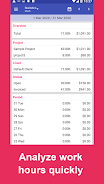 Work Log: Timesheet & Invoice スクリーンショット 4