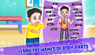 Kids Learning Human Bodyparts Capture d'écran 2