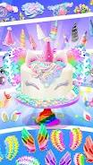 Rainbow Unicorn Cake Tangkapan skrin 3