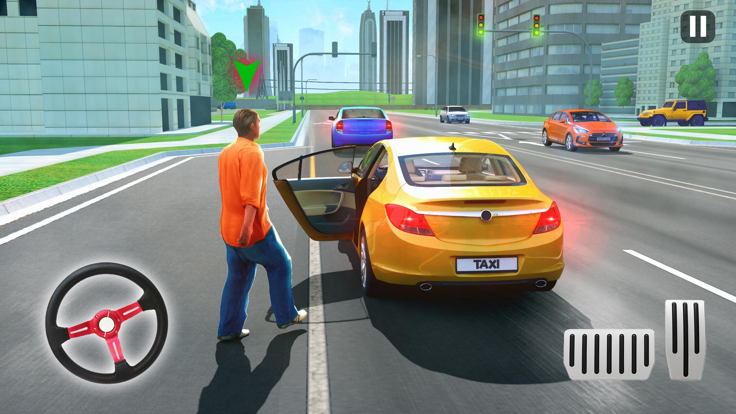 US City Taxi Games - Car Games スクリーンショット 2