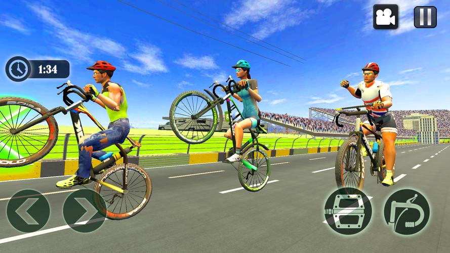 Cycle Race Game Cycle Stunt Schermafbeelding 2