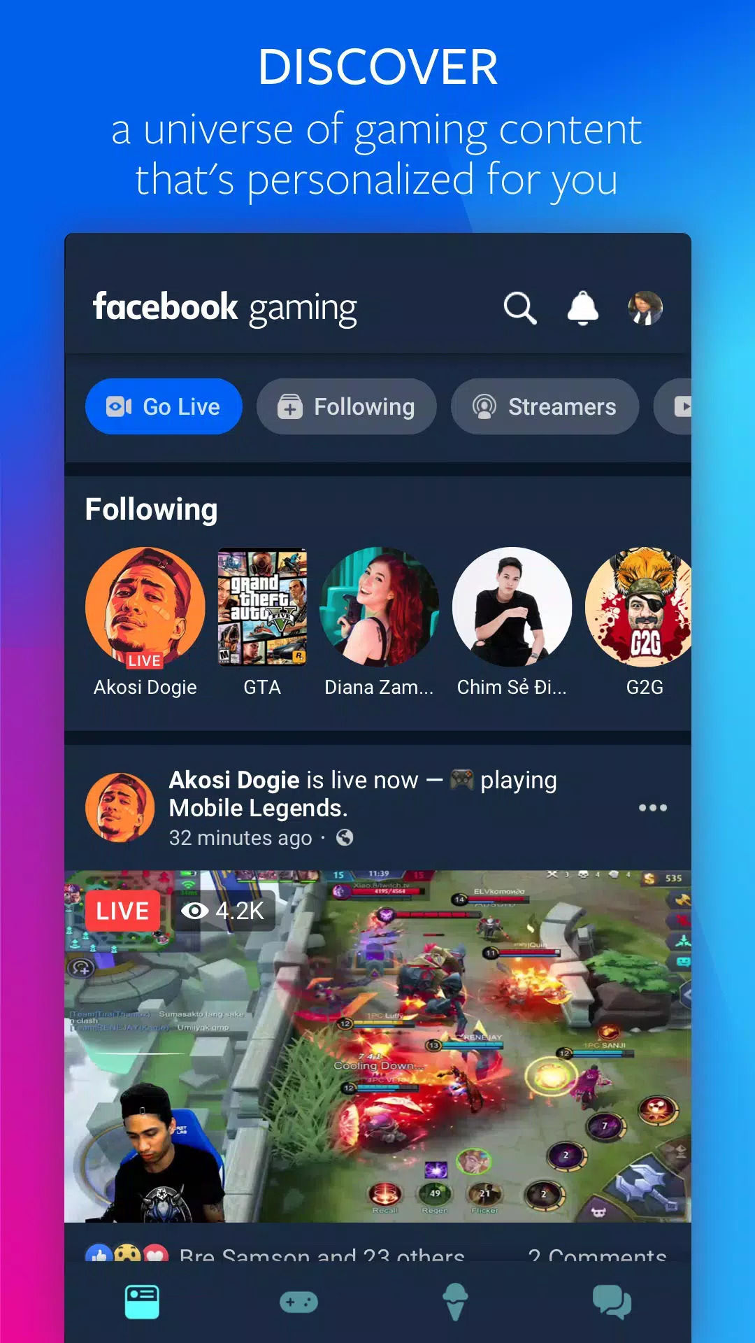 FaÇebook Gaming: Play, Watch, Ekran Görüntüsü 2
