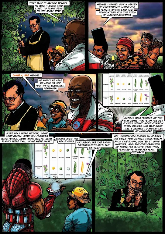 Botswana Baylor Comic Book Setswana Zrzut ekranu 1