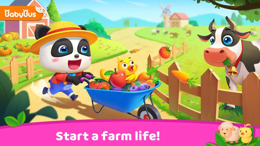 Little Panda's Town: My Farm Captura de pantalla 1