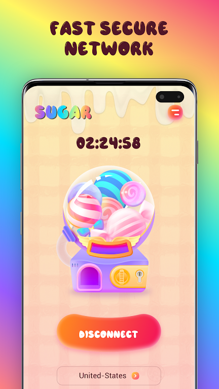 Sugar VPN Captura de pantalla 1