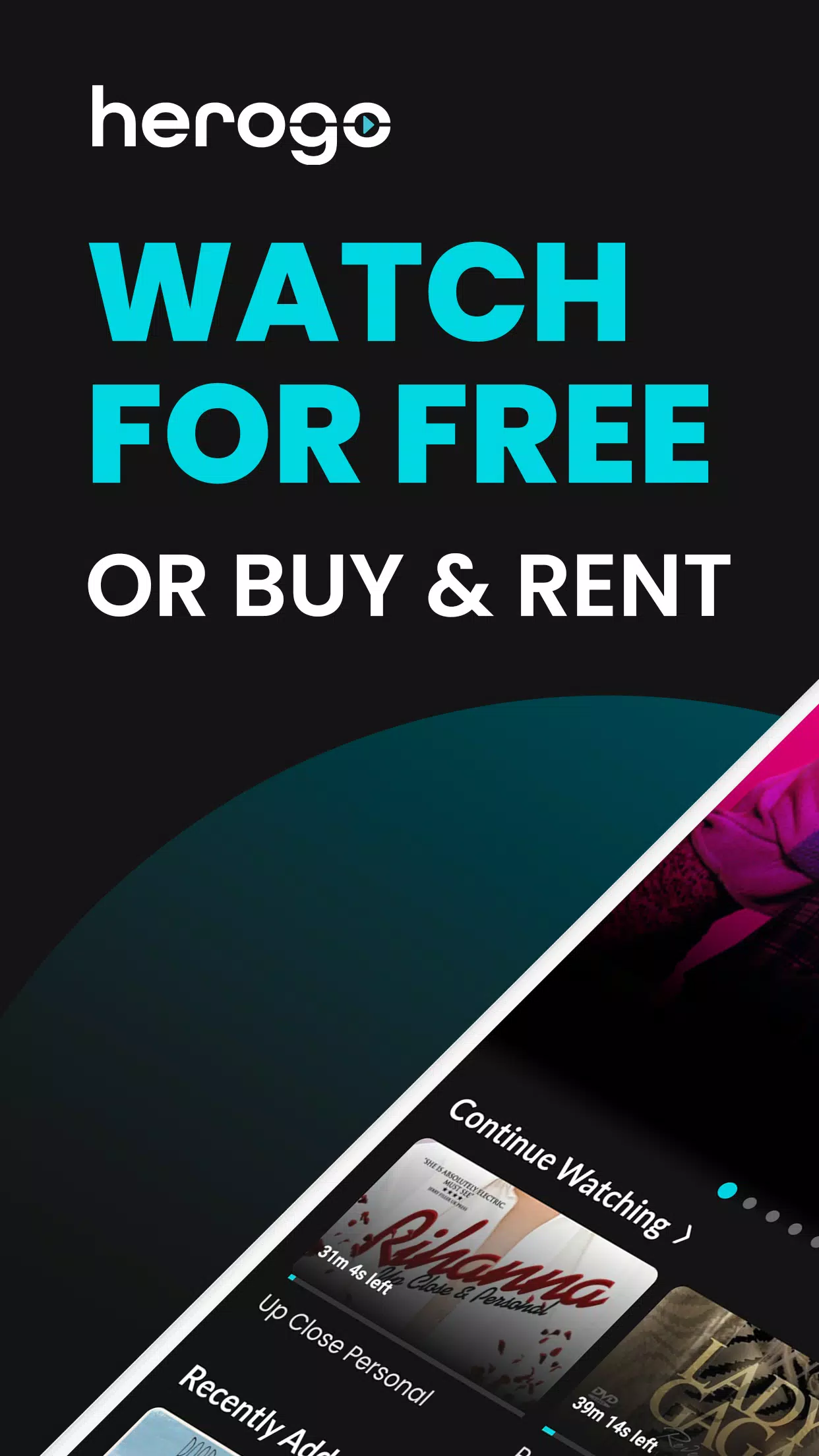 HeroGo TV: Buy, Rent or Watch スクリーンショット 1