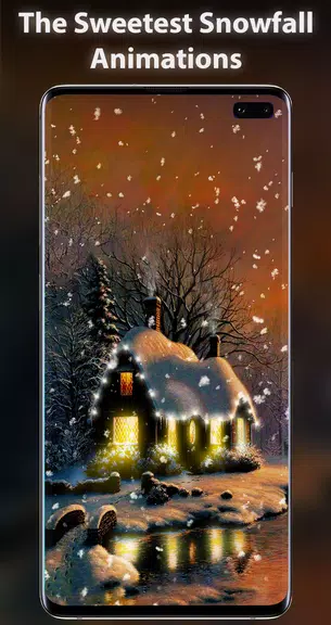 Snow Live Wallpaper Zrzut ekranu 1