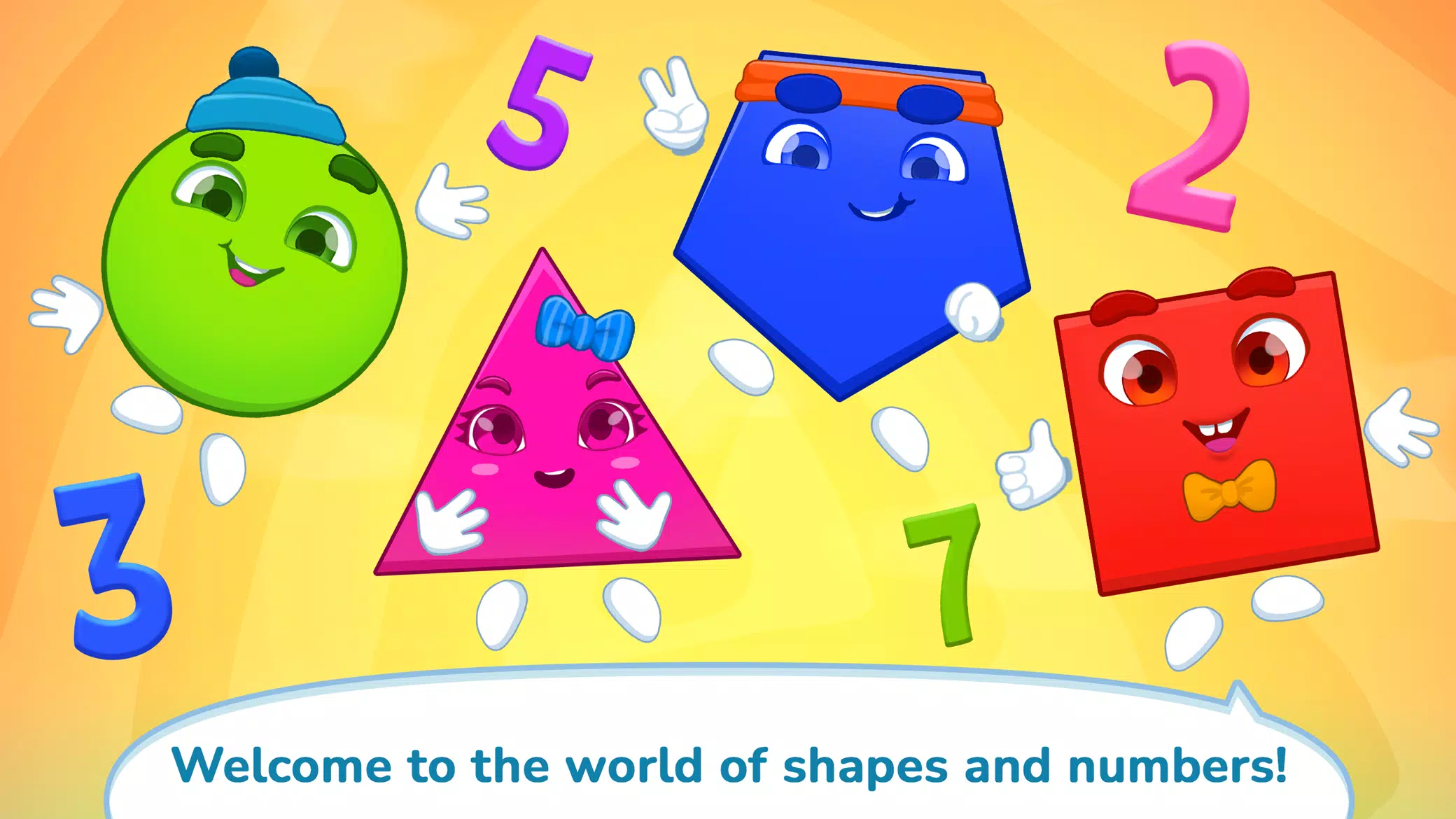 Numbers & Shapes Learning Game ဖန်သားပြင်ဓာတ်ပုံ 1