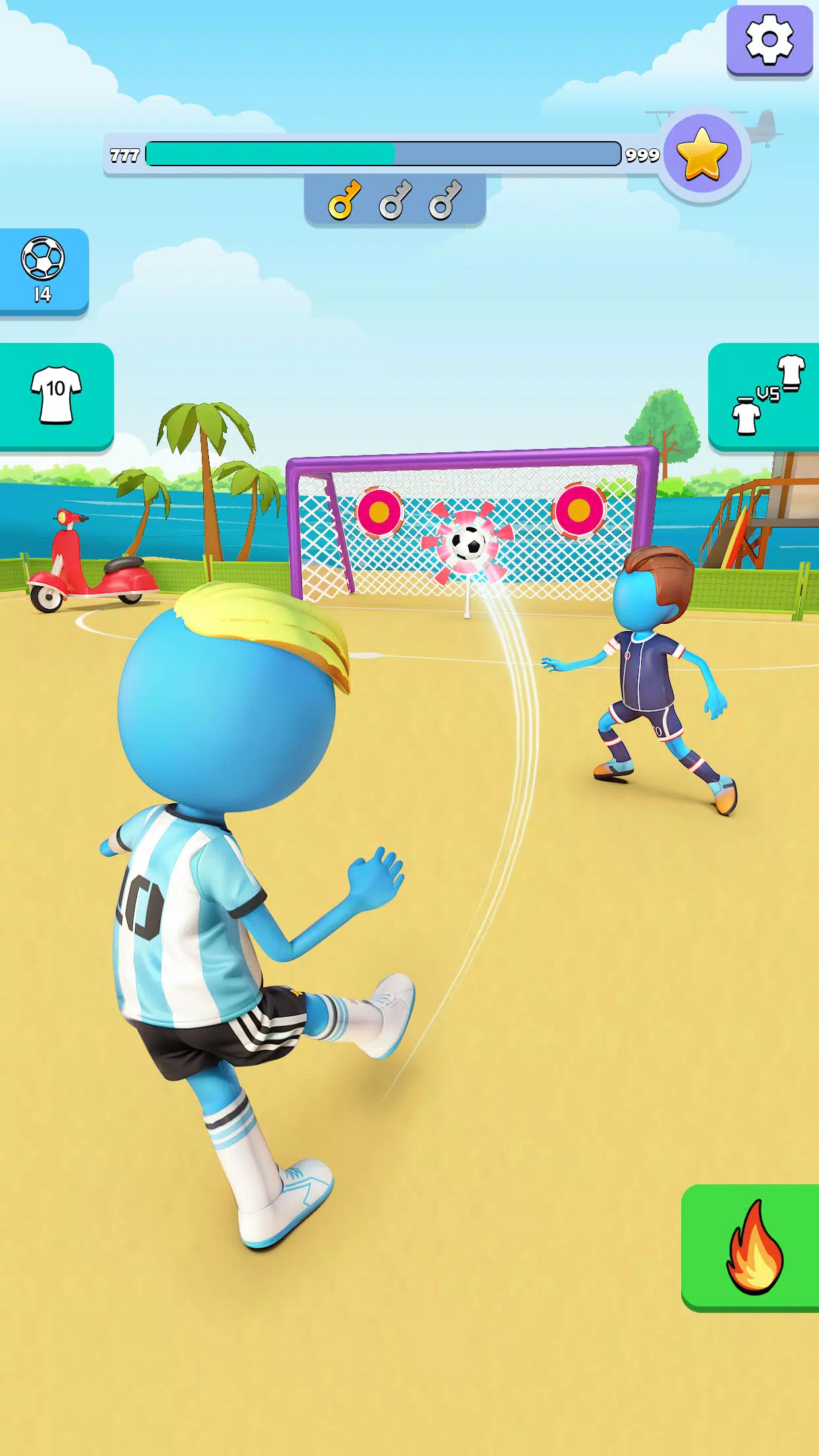 Kick It – Fun Soccer Game Captura de tela 3