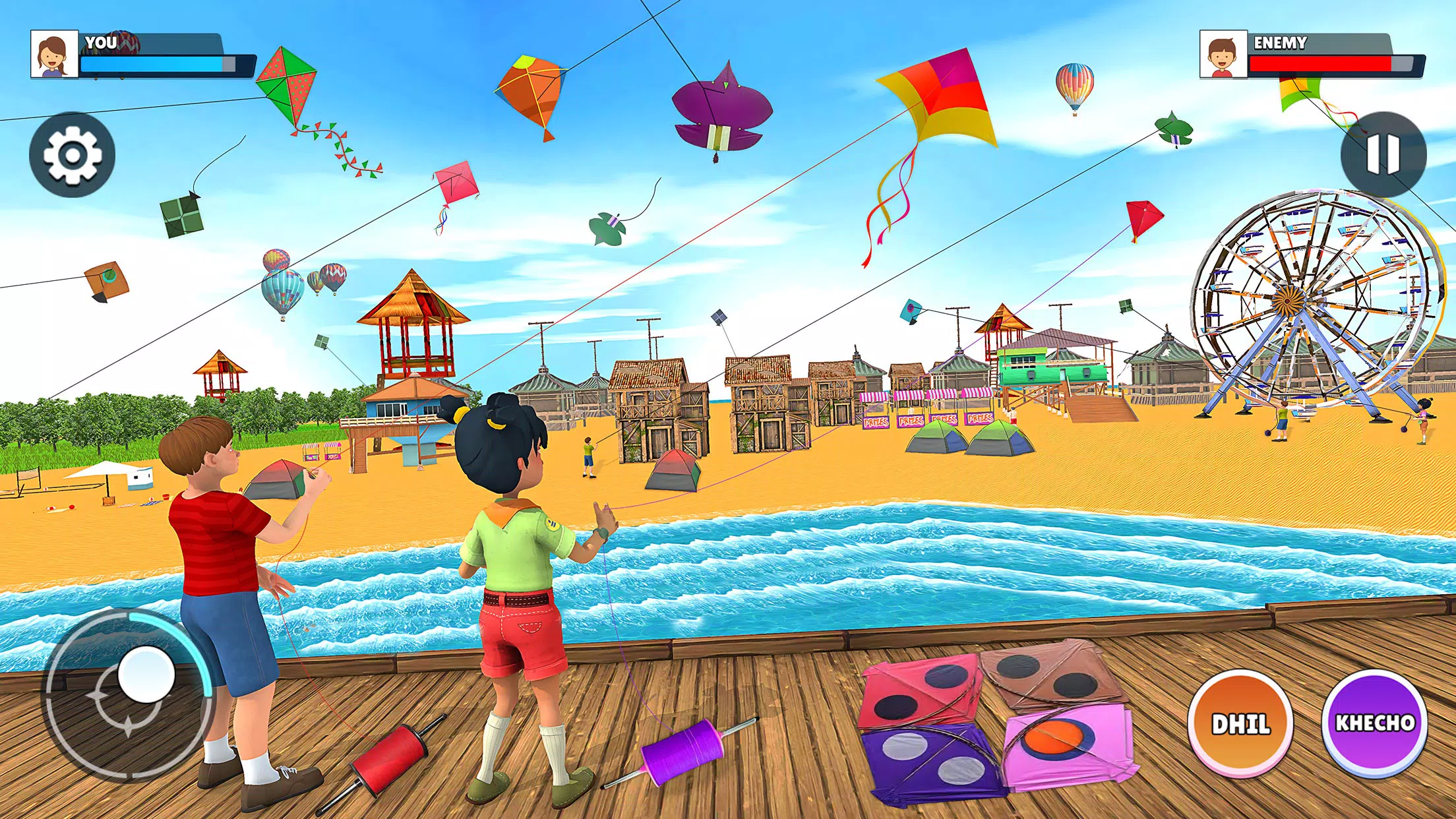 Kite Flying 3D - Pipa Combate Screenshot 1