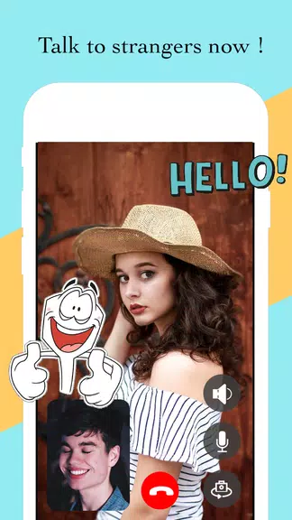 Live call - Stranger video cal Captura de pantalla 4