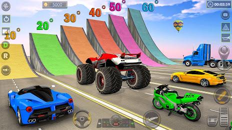 Superhero Game: Ramp Car Stunt Zrzut ekranu 3