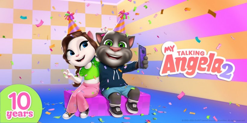 My Talking Angela 2 świętuje 10. urodziny serialu imprezą z przyjacielem