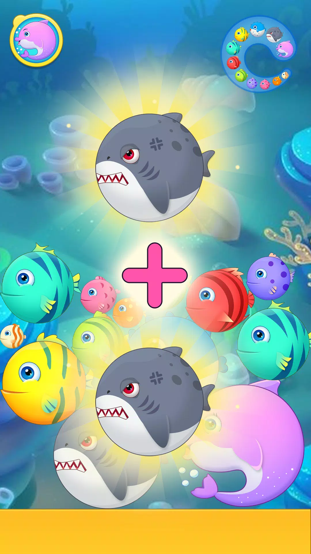 Sea Animals - Merge Game Capture d'écran 2