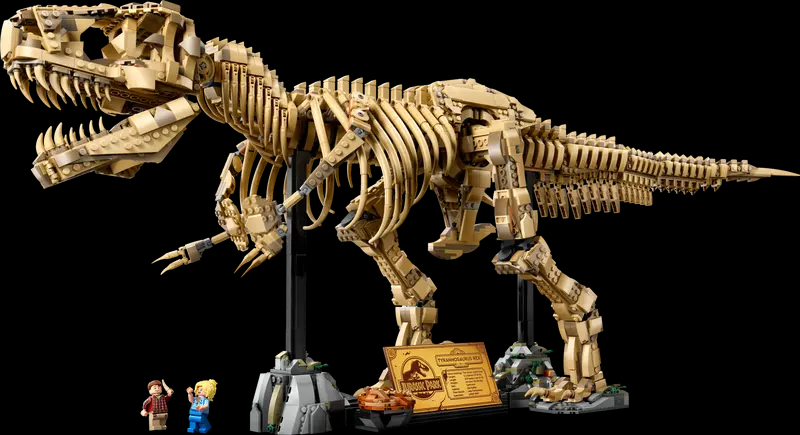 Fossiles de dinosaure LEGO: modèle de squelette Tyrannosaurus Rex dévoilé