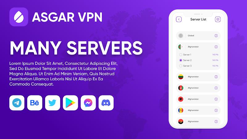 Asgar VPN Captura de tela 4