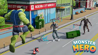 Black Monster Hero City Battle Screenshot 2