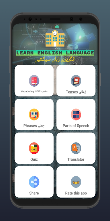 Learn English in Urdu Captura de pantalla 2