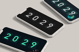 Flip clock & floating widget Tangkapan skrin 3