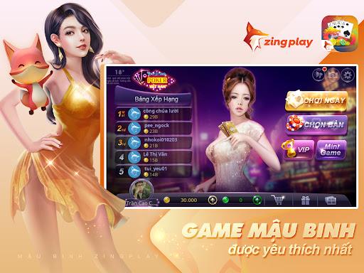 Poker VN ZingPlay ( Mậu Binh) ภาพหน้าจอ 1