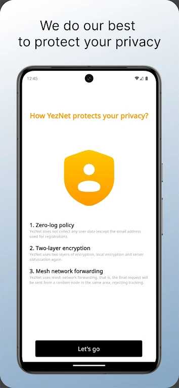 YezNet - Next generation VPN ဖန်သားပြင်ဓာတ်ပုံ 3