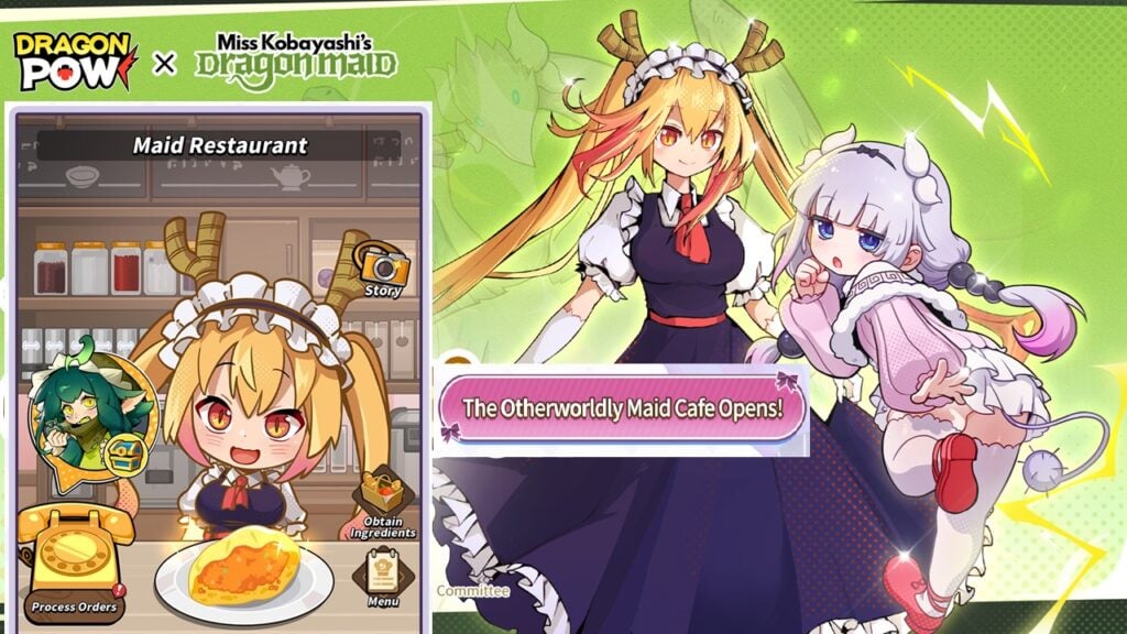 Нанимайте новых драконов в кроссовере The Dragon POW x Dragon Maid мисс Кобаяши!