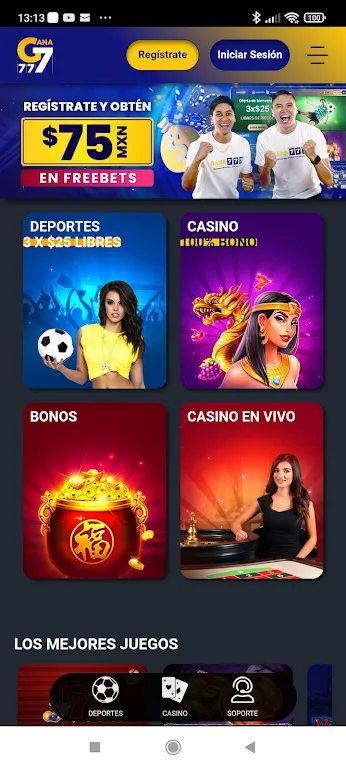 Gana777 Apuestas y Casino ဖန်သားပြင်ဓာတ်ပုံ 1