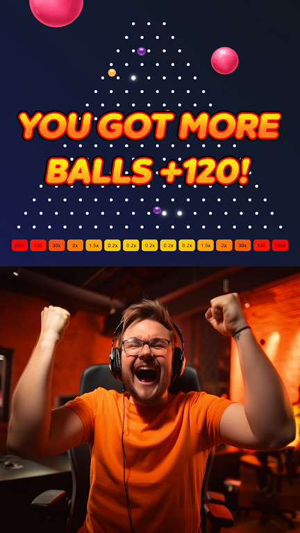 Plinko Balls - fast game Tangkapan skrin 2