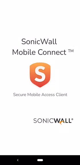 Schermata SonicWall Mobile Connect 1