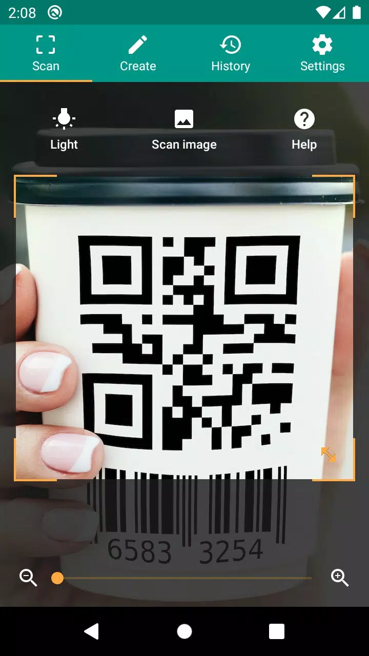Lector de códigos QR y barras Captura de pantalla 1