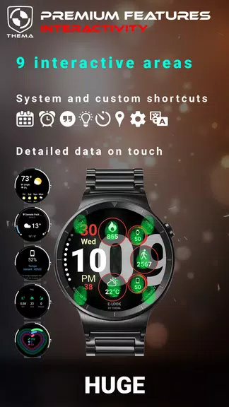 Huge Watch Face スクリーンショット 3