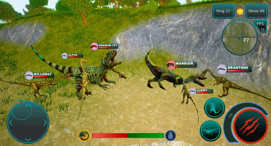 The Cursed Dinosaur Isle: Game Ảnh chụp màn hình 1