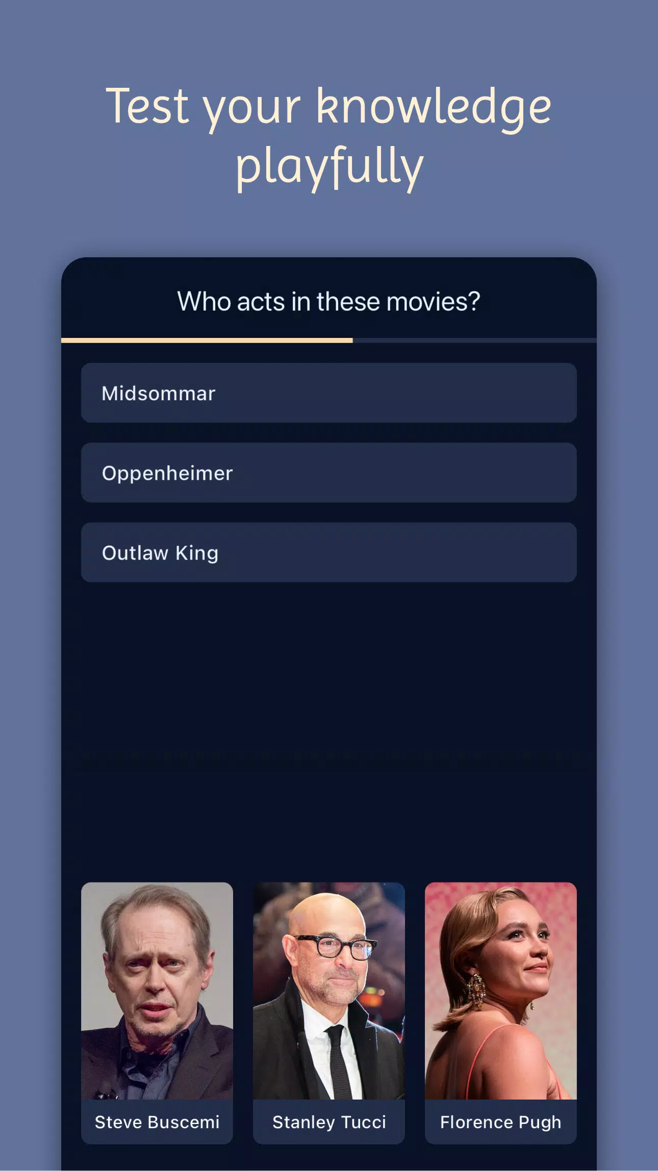 Movie & Actor Quiz Скриншот 1