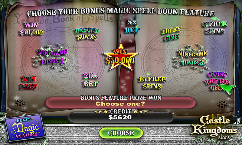 Castle Kingdoms Magic Dragon Legend Slots FREE Ekran Görüntüsü 3