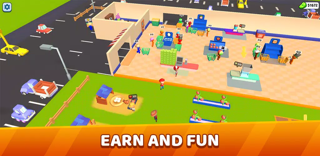 Mart Tycoon Supermarket game Schermafbeelding 1