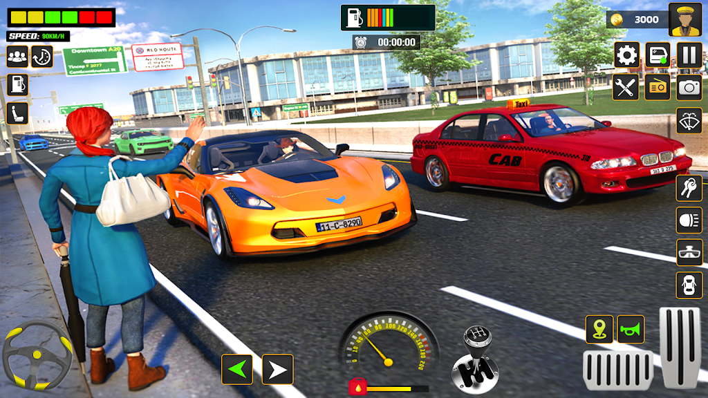 City Cab Driver Car Taxi Games應用截圖第4張