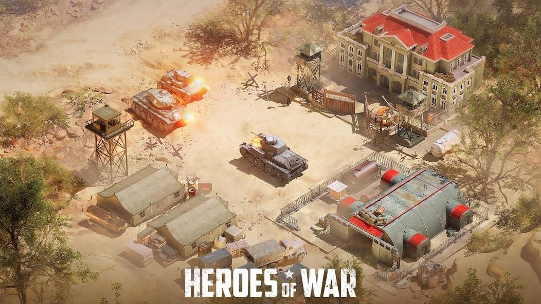 Heroes of War: Idle army game Mod Screenshot 3