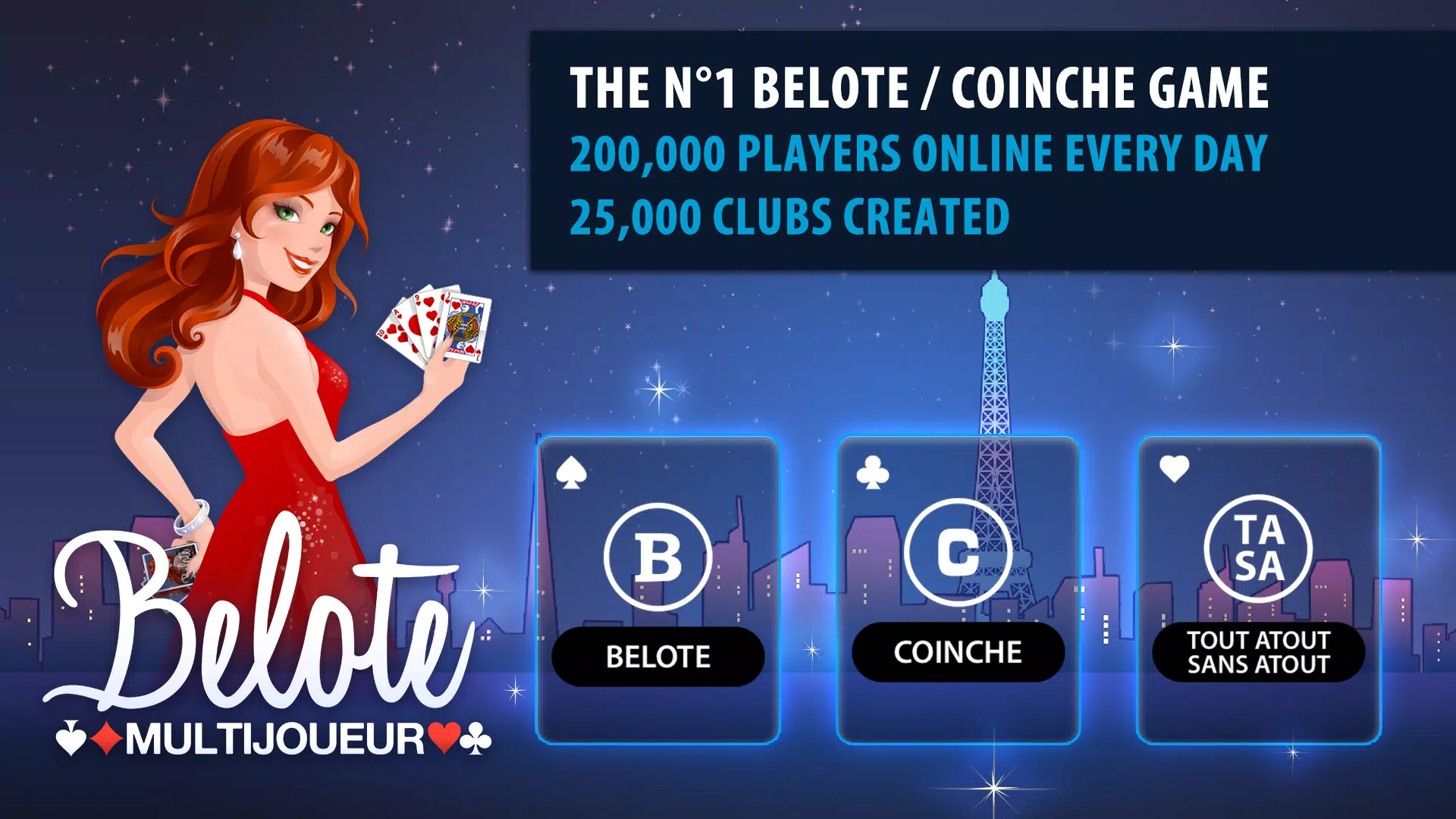 Belote & Coinche Multiplayer應用截圖第1張