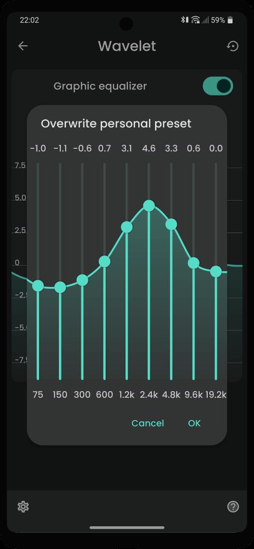 Wavelet: headphone specific EQ スクリーンショット 3