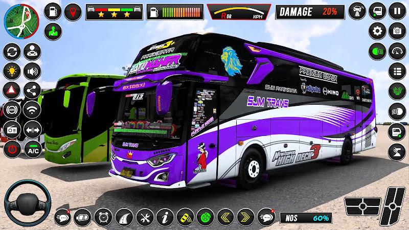 Luxury Coach Bus Driving Game Schermafbeelding 3