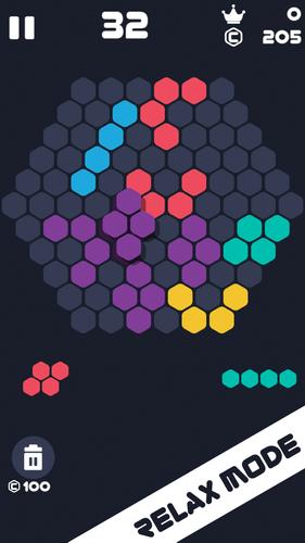 Hexa Brick: Hexagon Block 1010 스크린샷 2